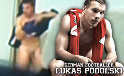 Lukas Podolski - naked german soccer star